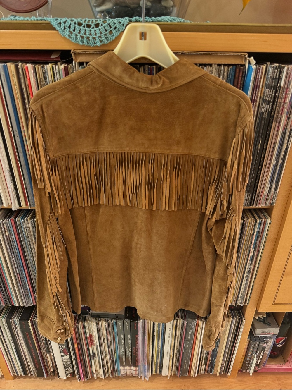 PRICE DROP: LAUREN-RL EST 1967(VTG), M, soft SUEDE EXTERIOR/LEATHER INTERIOR JKT - Picture 2 of 13